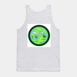 bird nest in wetland landscape ecopop Tank Top